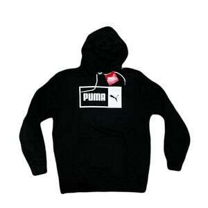 Black Puma Men’s Hoodie Size Large Brand New With Puma Logo